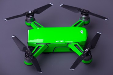 Skin für DJI Spark Neongrün