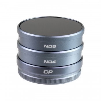 Preview: PolarPro DJI P4 Filter 3-Pack (CP,ND4 und ND8)