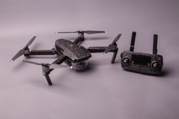 Skin für Mavic Pro Wabenmuster Black